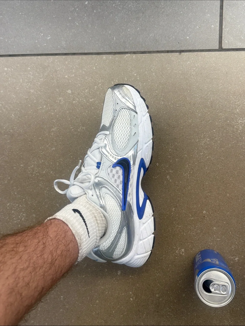 Nike Shoes Size 12, Blue, white, and gray.